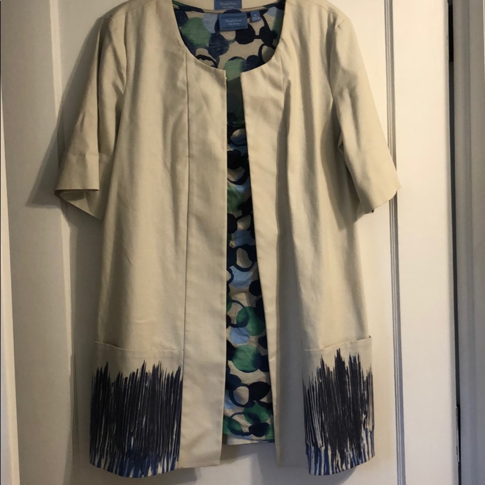 Simply Vera Wang topper blazer